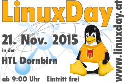 LinuxDay 2015 am 21. Nov. in Dornbirn