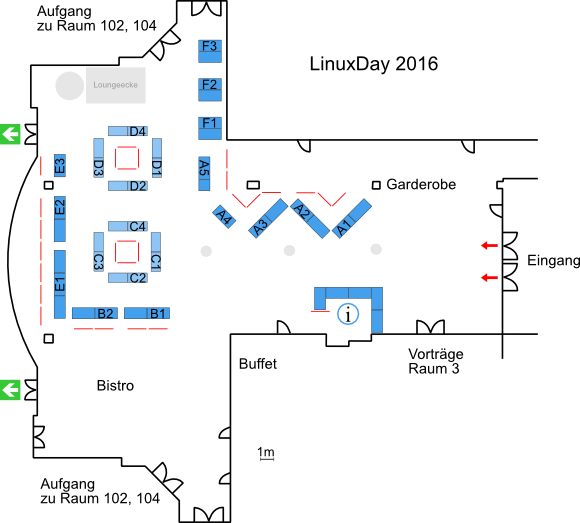 LinuxDay Standplan 2016